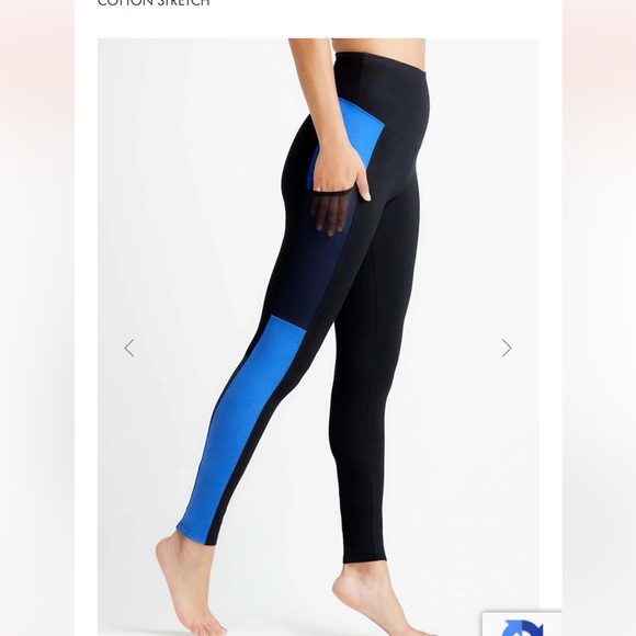New Yummie Color Block Shaping Leggings SZ Medium - Picture 1 of 7